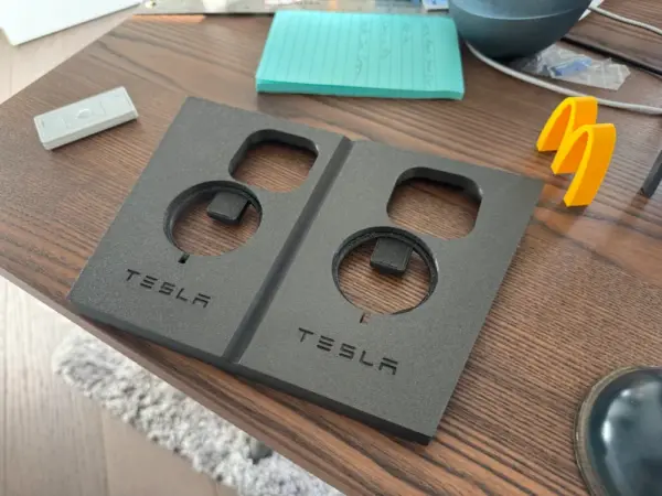 Dual magsafe oplader plade til Iphone 15/16 - Tesla model S - Billede 3
