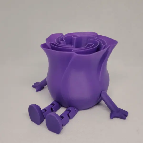 Rose som sidder på kant - Billede 3