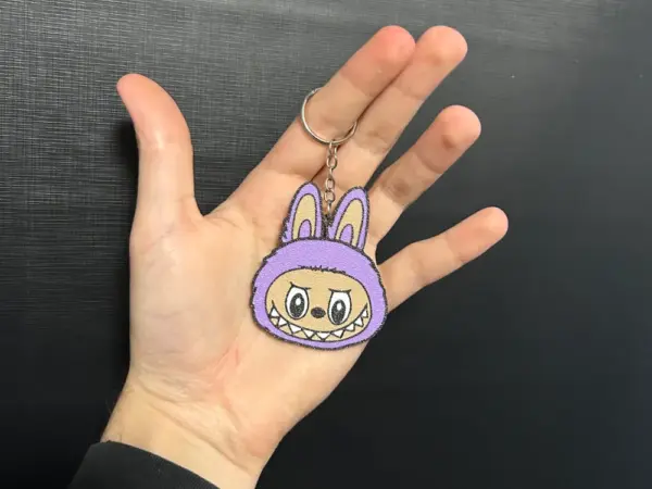 Labubu nøglering flad