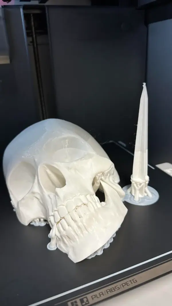 Halloween - Skelet hoved - Billede 2