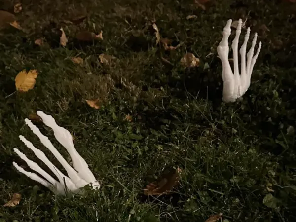 Halloween - Skelet fod - Billede 2